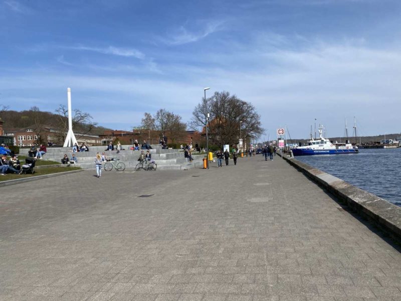 Kiellinie Beliebtes Ausflugsziel an der Kieler Förde am