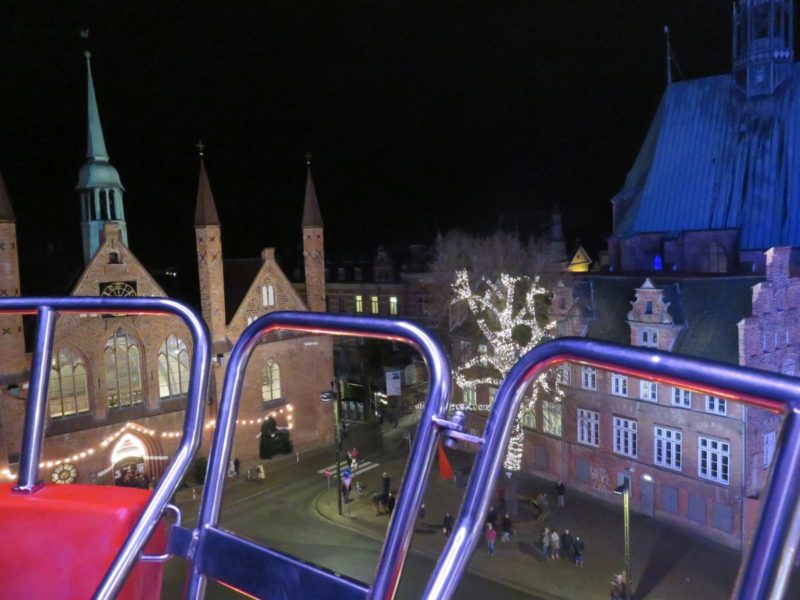 Lübeck Christmas market Koberg Ferris wheel