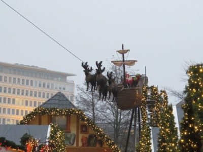 Kiel Christmas village on the town hall square