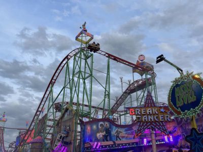 Roller coaster Kiel Week Kieler Hörn fair