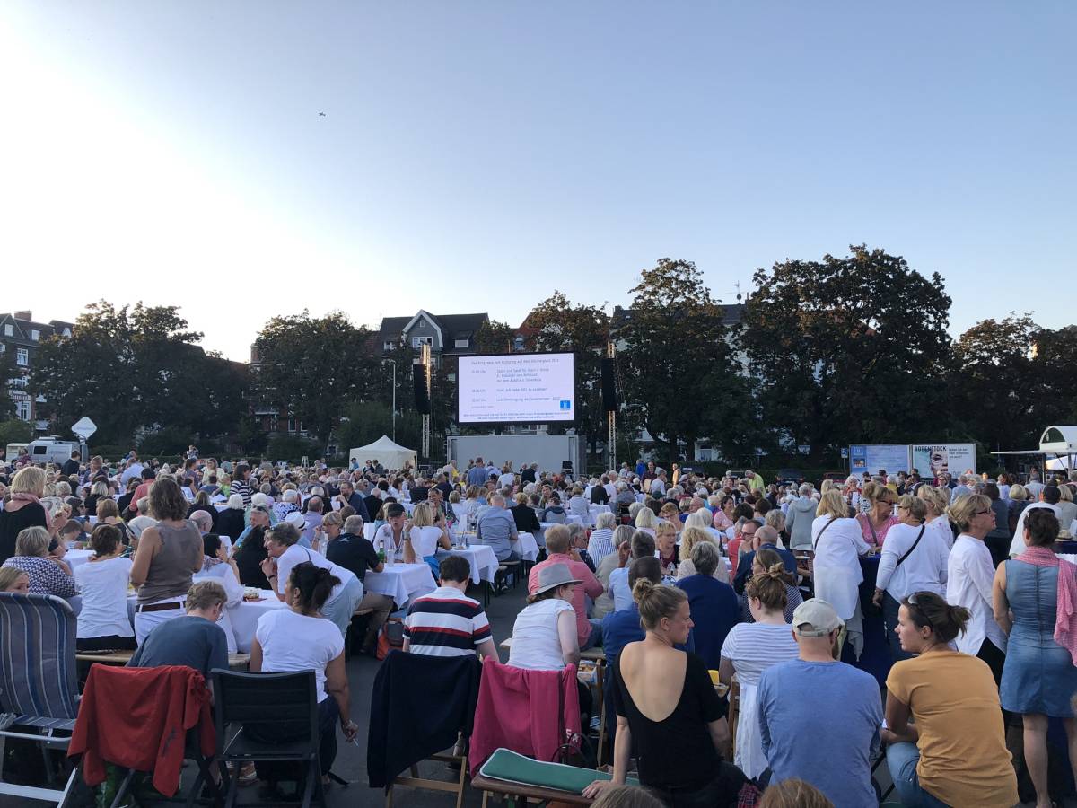 Sommeroper AIDA Übertragung Blücherplatz Kiel 24.08.2019
