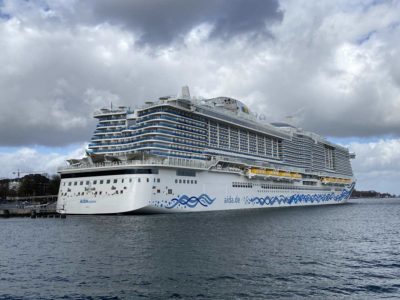 AIDAcosma cruise ship in Kiel