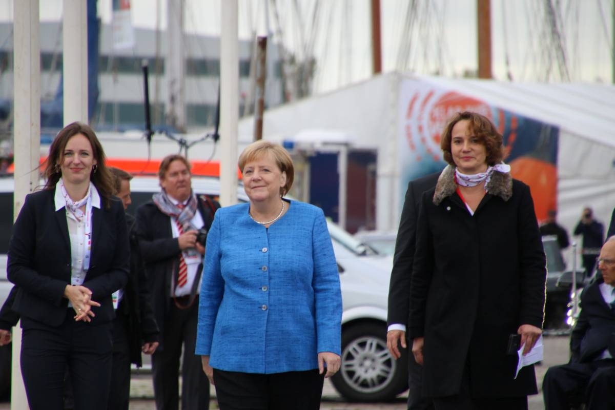 Bundeskanzlerin Angela Merkel in Kiel 03.10.2019 Tag der Einheit