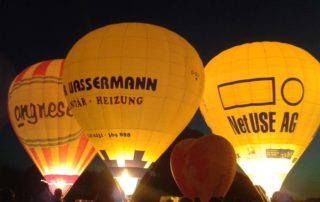 Balloon Sail Night Glow Nordmarksportfeld Kieler Woche