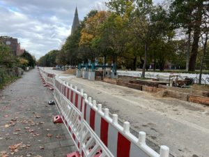 Baustelle Feldstraße Oktober 2022