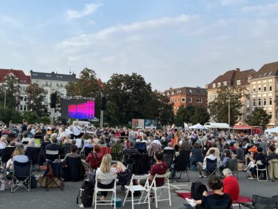 Blücherplatz Kiel Opernpremiere Carmen Liveübertragung 19.8.2022