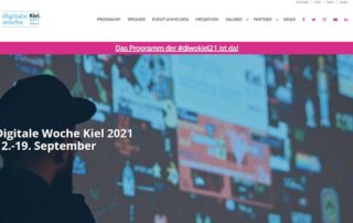 Digitale Woche Kiel 2021 Website Screenshot