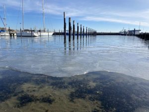 Liegeplätze Hafen Strande Winter 2021