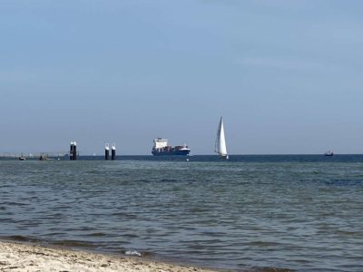 Falckenstein beach container ship Sonderborg