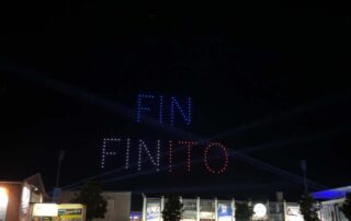 "Fin Finito" drone show Fin Bartels farewell Holstein Stadium