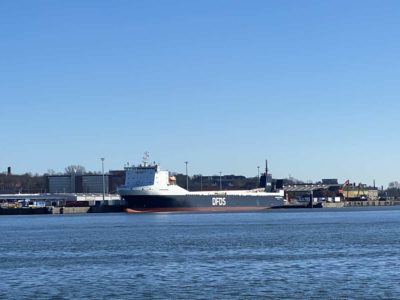 Finlandia Seaways cargo ship Kiel Ostuferhafen