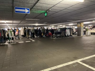 Flea market Citti-Park Kiel underground car park