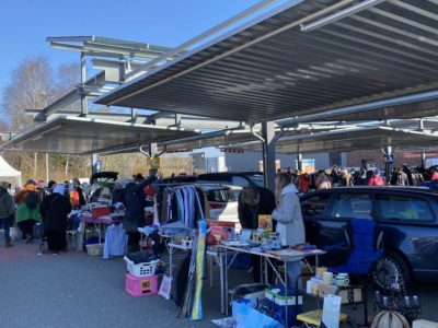 Flohmarkt Famila Kiel-Wik überdachte Flächen