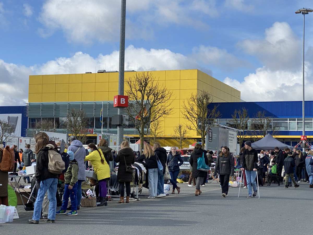Ikea flea market in Kiel