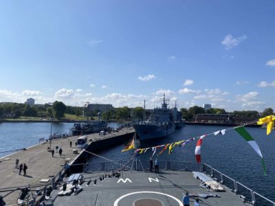 On board the frigate Nordrhein-Westfalen F 223