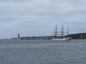 Gorch Fock verlässt Kiel zur Auslandsausbildungsreise am 19.11.2021