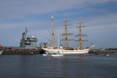 Gorch Fock 04.10.2021 back in Kiel