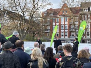 Grüne in Kiel am 14.4.2022: Habeck, Heinold, Petersdotter