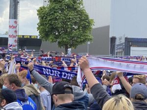 Kiel - Darmstadt Holstein Fans 23.05.2021 Holsteinstadion