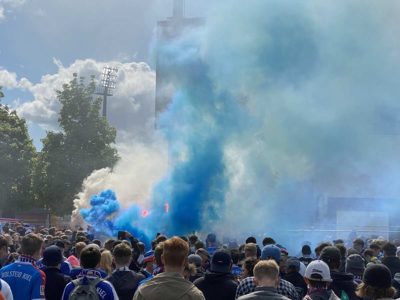 Kiel - Darmstadt Holstein Fans 23.05.2021 Holsteinstadion