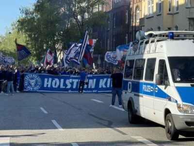 Holstein Kiel Fans Fanmarsch Holtenauer Straße