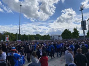 Holstein Kiel gegen Darmstadt 23.05.2021 am Stadion