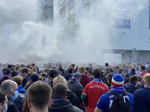 Kieler Fans Holsteinstadion 23.05.2021 Kiel - Darmstadt