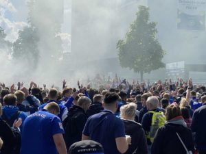 Holstein Kiel - Darmstadt 23.05.2021 Holsteinstadion Fans
