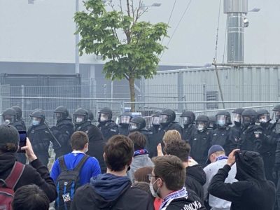 Holstein Kiel - Darmstadt 23.05.2021 Polizei