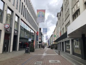 Holstenstraße Kiel Einkaufsstraße am Sonntag