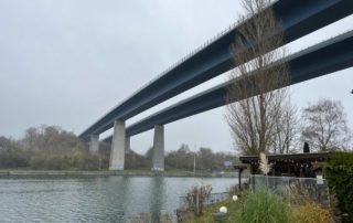 Holtenau high bridges on the Kiel Canal