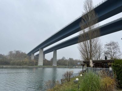 Holtenau high bridges on the Kiel Canal