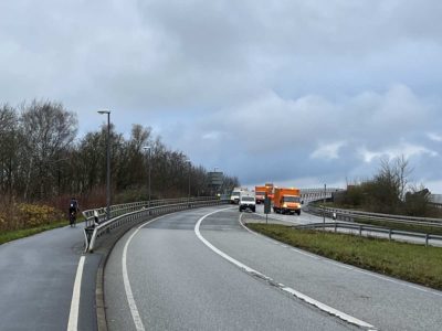 Holtenauer Hochbrücke gesperrt 6.12.2022