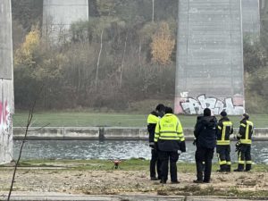 Holtenauer Hochbrücken Brückenprüfung mit Drohne 30.11.2022