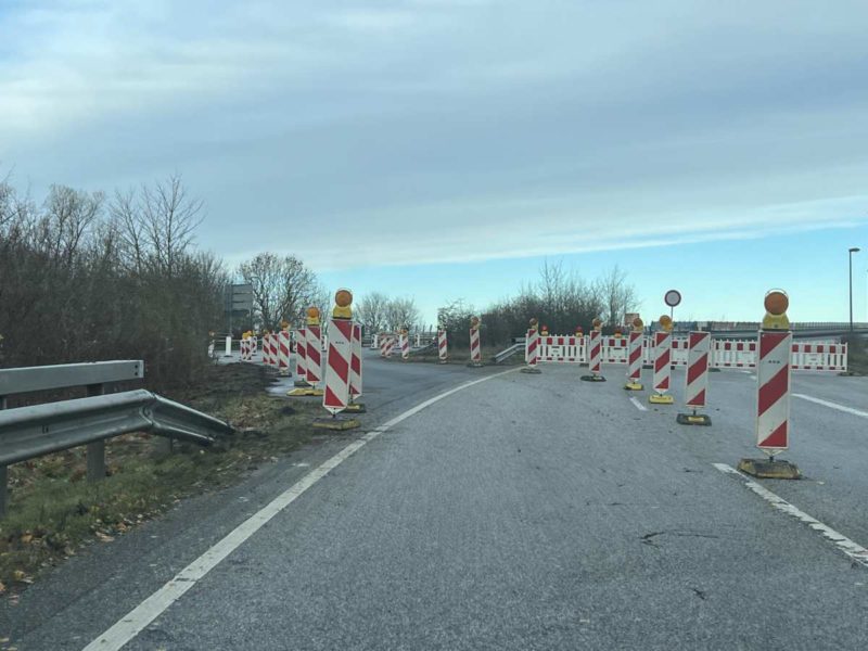 Holtenauer Hochbrücke new traffic management 7.12.2022