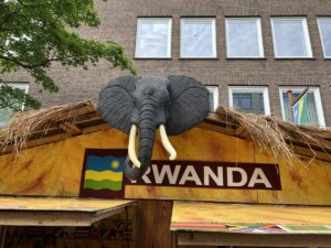 Internationaler Markt Ruanda Stand Kieler Woche