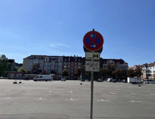 Partial closure on Blücherplatz on Wednesday, May 25th, 2022