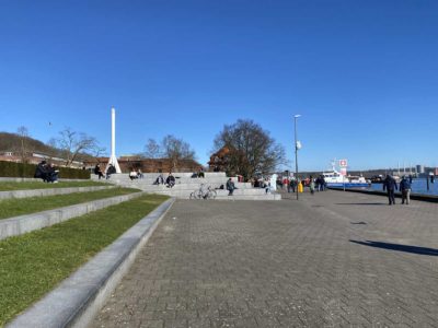 Kiel Uferpromenade Kiellinie an der Förde