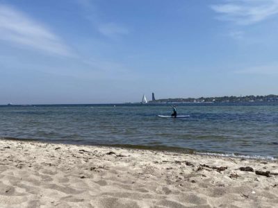 Kiel Stand Up Paddling Falckenstein beach