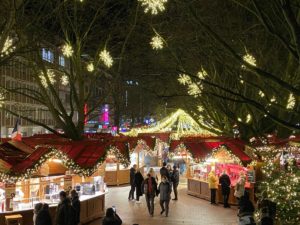 Kiel Christmas market on Holstenplatz