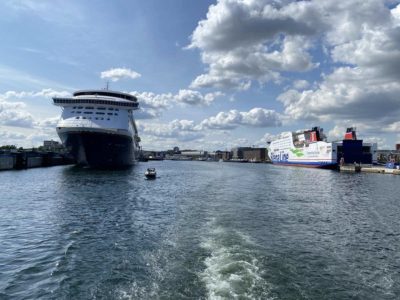 Kieler Hafen Color Line und Stena Line