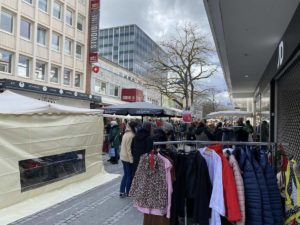 Kieler Innenstadt Flohmarkt Holstenstraße