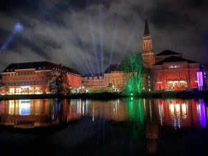 Kieler Lichtermeer 2021 Opernhaus, Rathaus & Deutsche Bank
