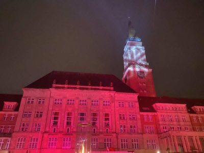 Kieler Lichtermeer Kiel City Hall 07.11.2021