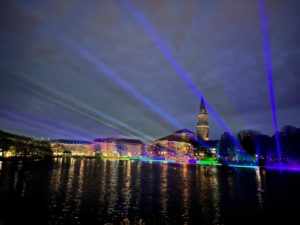 Kieler Lichtermeer 2022 Lasershow Kleiner Kiel