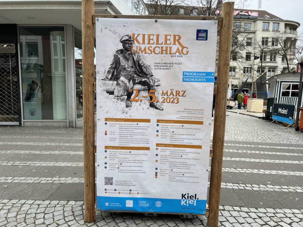kieler-umschlag-2023-werbeplakat-holstenstrasse | We love Kiel