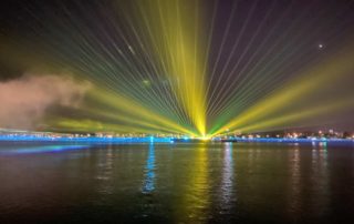 Kiel Week fireworks 2021 light show laser