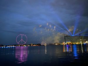 Kieler Woche Feuerwerk 2022 Drohnenshow und Laser