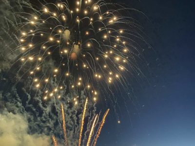 Kiel Week fireworks on the Nordmark sports field