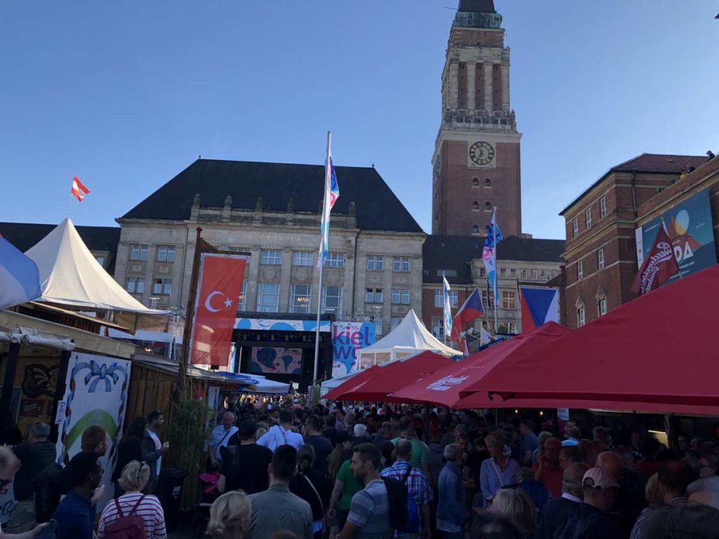 Kiel Week International Market Rathausplatz Kiel